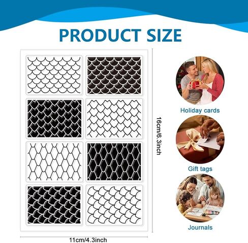تشجكرافت الأنماط الموروثة السيليكون واضحة الطوابع خلفية طوابع شفافة ل DIY Scrapbooking Photo Photo بطاقات الديكور صنع الطوابع لصنع بطاقة العطلات الحرف اليدوية in Kuwait