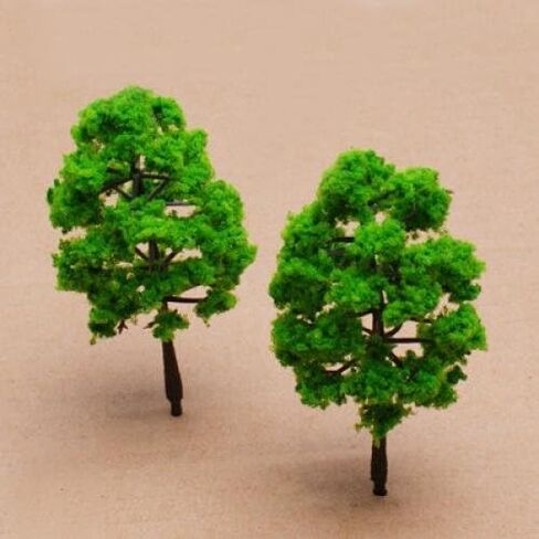 29pcs Mixed Model Trees, 1.5-4.8 inch(4-12 cm), OrgMemory Fruit Trees, Ho Scale Trees, Model Train Scenery, Architecture Trees, Flower Trees with No Bases in Saudi Arabia