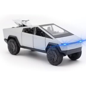 1/24 Pick-up Truck Toys for Kids, Pickup Truck with RV Motorcycle, Alloy Truck Toy Vehicles with Sound and Light, Pick-Up Play Trucks for Adults Kids Play or Display Gifts (Green)