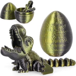 ثلاثي الأبعاد المطبوعة Dragon Kids Dinosaur Toys ، Dragon Dragon ، Crystal Dragon ، Dragon Fidget Toy ، Decor Home Office Decor Toy (Rose- Blue)