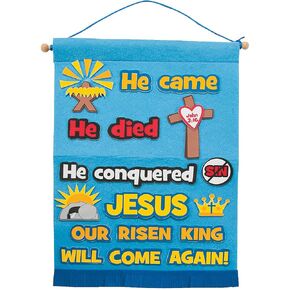 Fun Express Express Life of Christ Love Kit - Creative DIY Craft Kids نشاط تعليمي ديني لمشاريع منزل Sunday School ومتعة عطلة مثالية للتعلم الروحي للعائلة - قطعة واحدة