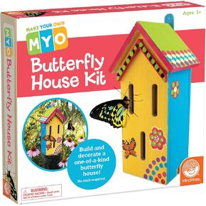 Mindware تصنع مجموعة Butterfly House Kit - مجموعة الفراشة الحرف للأطفال الذين تتراوح أعمارهم بين 5 سنوات وما فوق
