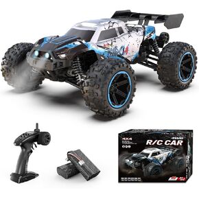 1:14 جميع سيارات RC التضاريس ، و 50 كيلو في الساعة عالية السرعة 4WD شاحنة RC مع 60 دقيقة وقت التشغيل ، وسيارة التحكم عن بعد السري