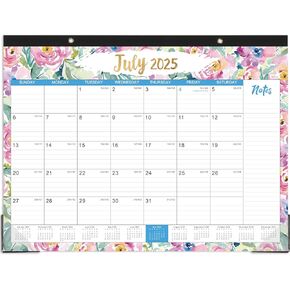 2025-2026 Desk Calendar - Jul 2025 - Dec 2026, 18 Months Large Monthly Desk Calendar, 22" x 17", Desk Pad, Large Ruled Blocks, To-do List & Notes, Best Desk/Wall Calendar for Planning and Organizing