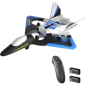 طائرة GOOLRC RC مع كاميرا 4K ، طائرة 6CH RC ، طائرة التحكم عن بُعد 2.4 جيجا هرتز ، طائرة طائرة من الرغوة RC ، من السهل الطيران RC ، V31 RC Jet Fighter مع قلب ثلاثي الأبعاد ، استشعار الجاذبية ، الوضع المقطوع ، 3 بطاريات