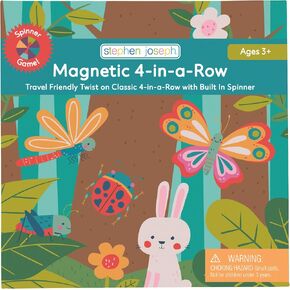 Stephen Joseph ، Magnetic 4 On Rowl-Row Set-Play Play Play Case Magnetic Play ، مثالي للأعمار-لعبة السفر للأطفال ، Magnetic on the Go Activity Set ، Garden