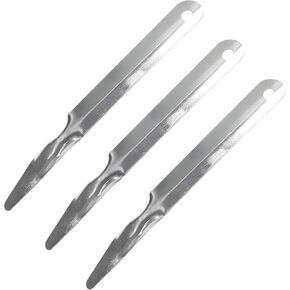 Stainless Steel Staple Remover Set, Precision Staple Remover Tool and Stick Designed for Efficient and Effortless Staple Removal in Office, Home, and School Settings, Set of 3