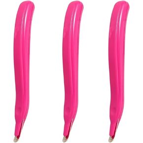 3Pcs Pink Portable Staple Remover, Staple Puller Tool Magnetic Head Staple Removal Tool Handheld Staple Puller, Pen Type Staple Remover Binding Supplies School Office Home, Staple Remover