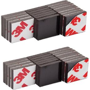 160 مل المربعات المغناطيسية القوية مع دعم لاصق (كل 3/4 "× 3/4") للعناصر الثقيلة ، والمغناطيس اللزج ذاتيا (362pcs)