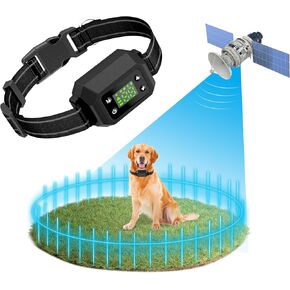 نظام سياج طوق الكلاب GPS ، سياج الكلب اللاسلكي القابل لإعادة الشحن ، نطاق 30-1000 قدم ، 3 أوضاع ، طوق صدمة GPS للكلاب مع نظام التدريب الحدودي ، لا حاجة إلى سلك ، إعداد سهل.