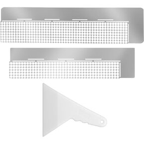 3 Pieces Diamond Drawing Ruler DIY with 240 400 Grids Blank 5D Diamond Art Ruler and Adjustment Fix Tool Accessories Painting Fix Tool for DIY Art Crafts Diamond Drawing Round Full Partial Drill