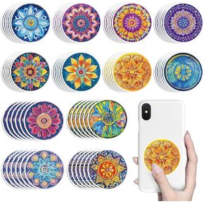 Pasimy 72 PCS ملصق هادئ للقلق الملصقات الحسية ماندالا ماندالا تهدئة شرائح الحسية اللمسات اللمسات الالتصاق التغذية ملصقات تململ العناصر للبالغين سن المراهقة مكتب الطبقة المكتبية