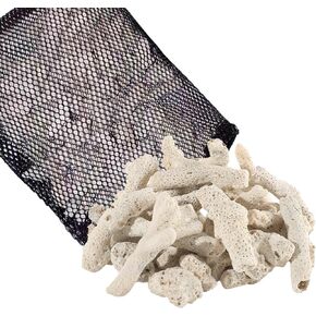1.1 LB Coral for Fish Tank Filter,Crushed Coral for Aquarium,Pond Filter for Aquarium - Crushed Coral for Freshwater Aquarium,Aquarium Filter, Coral Stones, Each One is Hand Selected