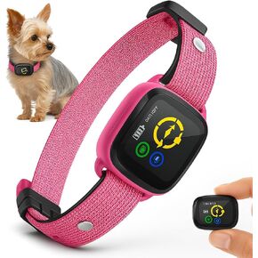 Anti Bark Collar for Small Dogs 5-15lbs - AI 3.0 Smart Detection with 3 Safe Modes & 6 Sensitivity Levels, No Shock Barking Collar with IP67 Waterproof,Rechargeable Dog Barking Collar (Black)