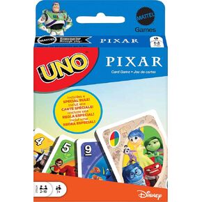 Mattel Games UNO Pixar Card Game with 112 Cards and Instructions, Great Toy for Kids 7 Years and Older