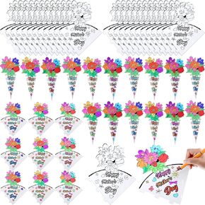 Nezyo 100 pcs عيد الأم DIY CARPHS COLL