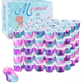 112 Pack Mini Galaxy Slime Party Favors for Girls Boys ، Pitty Slime Kit Party Favors Soft Sludge Toy Mini Slime Bulk ، تخفيف الإجهاد ، Goodie Pass Classroom Reward Homports.