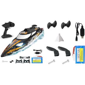 BEZGAR TX125 RC Boat with Accessories Package