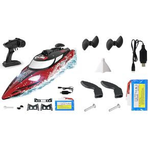 Bezgar TX125 RC Boat مع حزمة الملحقات