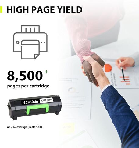 S2830dn S2830 Compatible for Dell S2830dn S2830 Toner Cartridge Fits with Series GGCTW, 593-BBYP, FR3HY, CH00D, 593-BBYP, 3RDYK, TC2RH, 593-BBYO (8,500 Pages) in Saudi Arabia