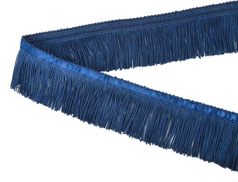 BEL AVENIR Tassel Fringe Trim 6.8 Yard x 2 Inches Sewing Fringe Trim with Blue Ribbon DIY Decoration for Clothes and Home Accessories(Red) in Saudi Arabia