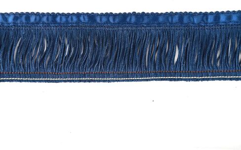 BEL AVENIR Tassel Fringe Trim 6.8 Yard x 2 Inches Sewing Fringe Trim with Blue Ribbon DIY Decoration for Clothes and Home Accessories(Red) in Saudi Arabia