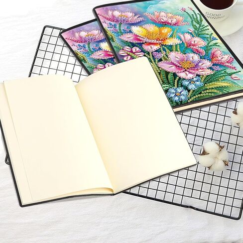 JISHSHAY Diamond Art Notebooks Diamond Painting Notebook Diamond Painting Notebook Journal Kits Diamond Painting Journal Notebook 5D Diamond Painting Notebook Journaling Notebooks 5.7×8.26in Flower in Saudi Arabia