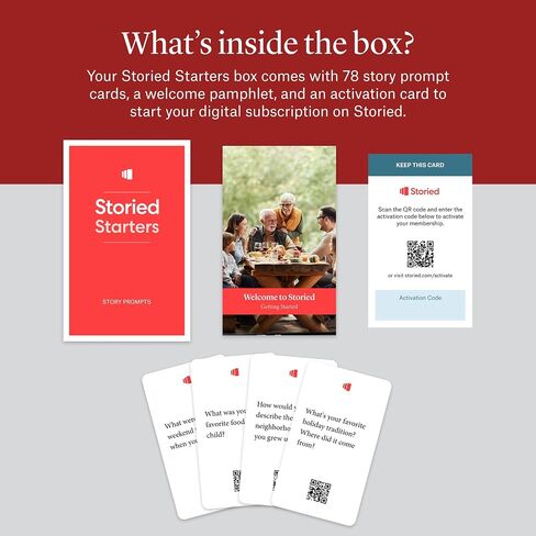 Family Tree Kit, Conversation Starter Cards, Ancestry & Family History, 78 Life Story Interview Questions, Get to Know The Family, Perfect Game Night or Family Reunion (Cards Only) in Saudi Arabia