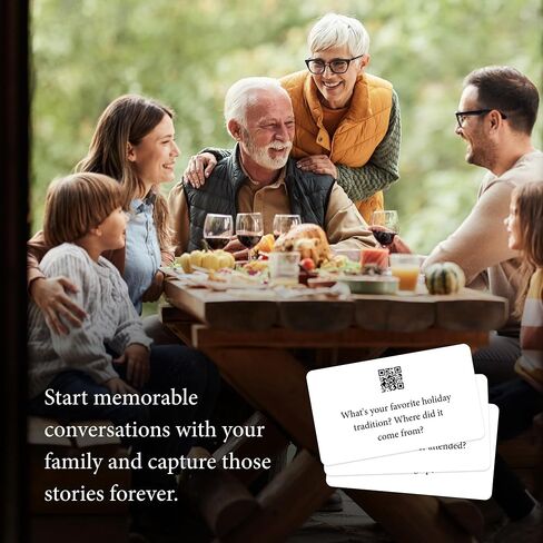 Family Tree Kit, Conversation Starter Cards, Ancestry & Family History, 78 Life Story Interview Questions, Get to Know The Family, Perfect Game Night or Family Reunion (Cards Only) in Saudi Arabia