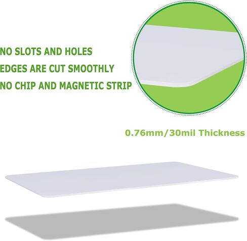 24 Pack Premium Blank PVC Cards, Graphic Blank ID Card, CR80 30 Mil White Plastic Cards for Photo ID Badge Printers in Kuwait