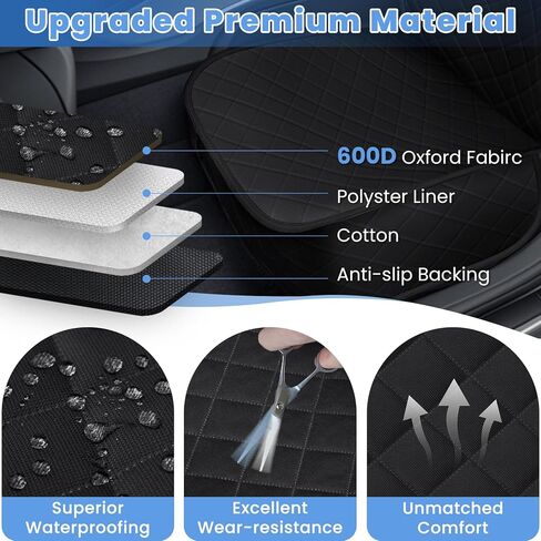 ELONGRIVER Dog Car Seat Covers, Waterproof Front Seat Cover in Kuwait