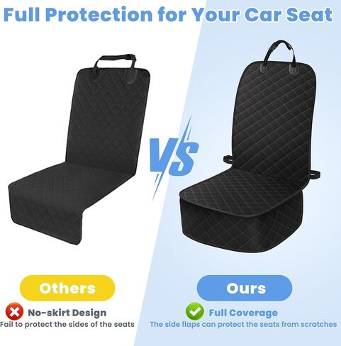 ELONGRIVER Dog Car Seat Covers, Waterproof Front Seat Cover in Kuwait
