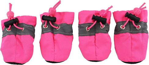 Soft Small Dog Shoes, Puppy Lightweight Shoes for Summer & Winter, Non Skid Kitten Booties for Walking Pink Size 7 in Saudi Arabia