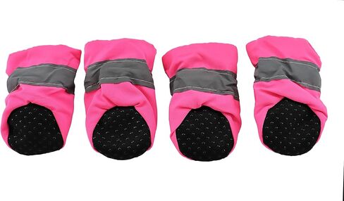 Soft Small Dog Shoes, Puppy Lightweight Shoes for Summer & Winter, Non Skid Kitten Booties for Walking Pink Size 7 in Saudi Arabia