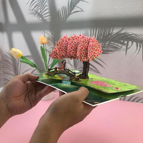 Journey of Love Pop-Up Card, Anniversary Card for Wife, Husband, Her, Him, Wedding, 3D Romantic Couple with Heart, Valentines Day Cards for Wife, 6"x 8" in Saudi Arabia