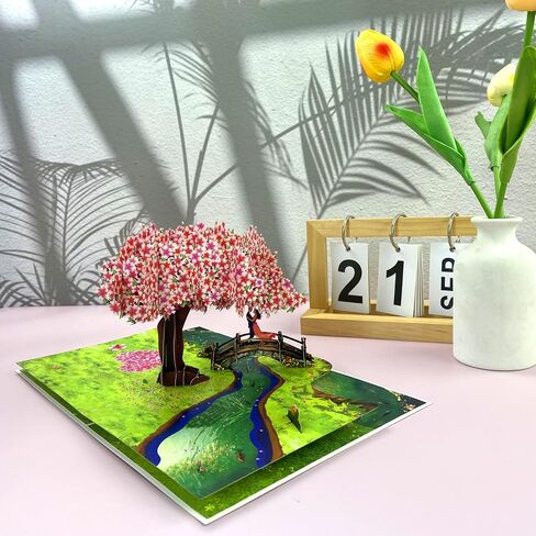 Journey of Love Pop-Up Card, Anniversary Card for Wife, Husband, Her, Him, Wedding, 3D Romantic Couple with Heart, Valentines Day Cards for Wife, 6"x 8" in Saudi Arabia