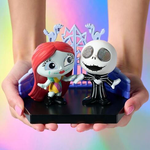 DOORABLES Disney Grand Entrance 3-inch Collectible Figures Jack Skellington and Sally, Officially Licensed Kids Toys for Ages 5 Up, Amazon Exclusive in Kuwait