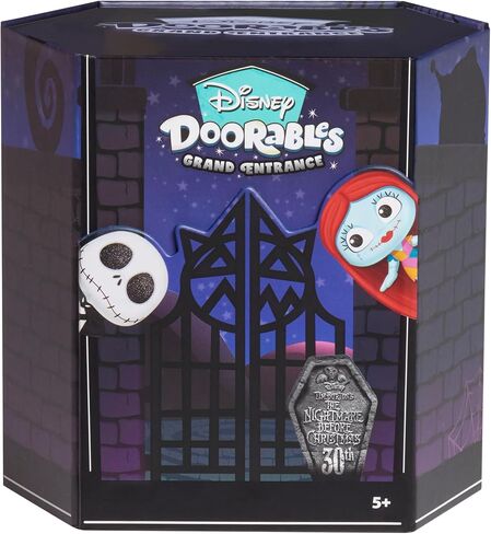 DOORABLES Disney Grand Entrance 3-inch Collectible Figures Jack Skellington and Sally, Officially Licensed Kids Toys for Ages 5 Up, Amazon Exclusive in Kuwait