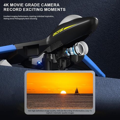 GoolRC RC Plane with Camera 4K, 6CH RC Airplane, 2.4GHz Remote Control Airplane, Foam RC Glider, Easy to Fly RC Aircraft, V31 RC Jet Fighter with 3D Flips, Gravity Sensing, Headless Mode, 3 Batteries in Saudi Arabia