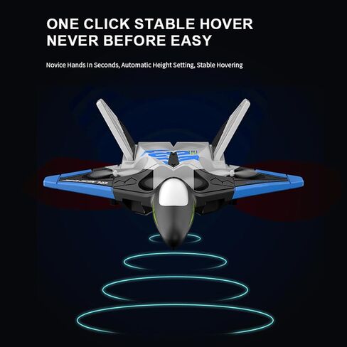 GoolRC RC Plane with Camera 4K, 6CH RC Airplane, 2.4GHz Remote Control Airplane, Foam RC Glider, Easy to Fly RC Aircraft, V31 RC Jet Fighter with 3D Flips, Gravity Sensing, Headless Mode, 3 Batteries in Saudi Arabia