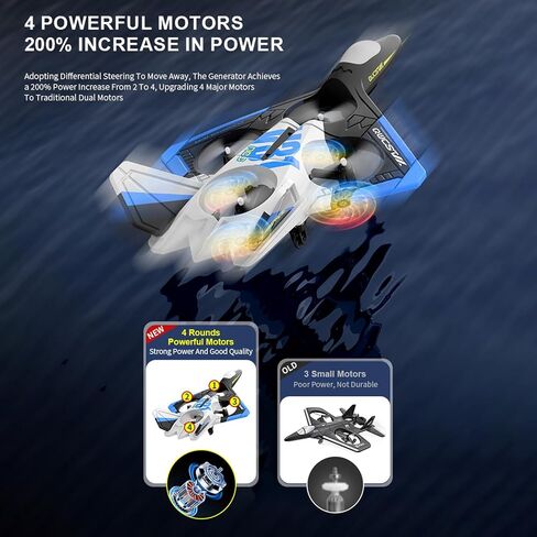 GoolRC RC Plane with Camera 4K, 6CH RC Airplane, 2.4GHz Remote Control Airplane, Foam RC Glider, Easy to Fly RC Aircraft, V31 RC Jet Fighter with 3D Flips, Gravity Sensing, Headless Mode, 3 Batteries in Saudi Arabia
