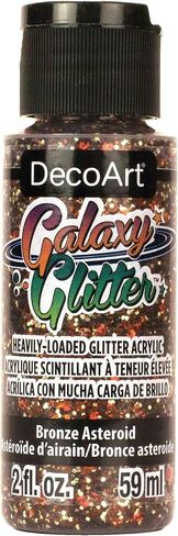DecoArt Galaxy Glitter Acrylic Paint 2oz-Starburst-Champagne,Gold,59ml in Saudi Arabia
