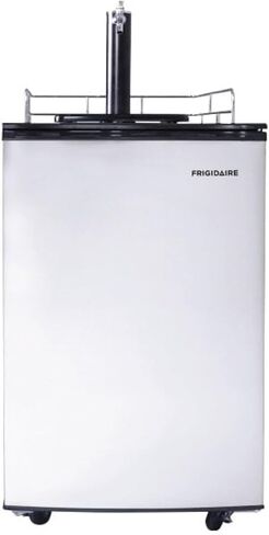 Frigidaire EFRB200 6.1 Cu Ft Stainless Steel Kegerator Beer Bar, XL, White in Saudi Arabia