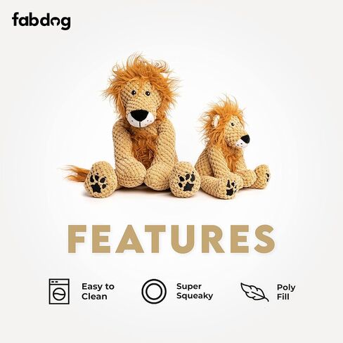 fabdog Floppies Plush Dog Toy - Cute & Durable Squeaky Dog Toys - Best Squeak Toy for Puppies and All Breeds | Ideal Pet Gift| Large Octopus in Saudi Arabia