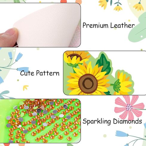 Anseal 8 Pcs Heart Diamond Art Painting Bookmark, DIY Diamond Art Bookmarks for Book Lovers for Kids Adults (Van Gogh Oil Painting Art Style) in Kuwait