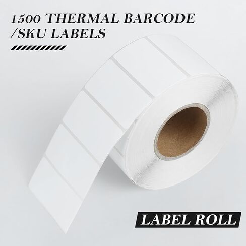 4x6 Thermal Shipping Labels, 500pcs Perforated Fanfold, Compatible Zebra & Rollo Printers and Most Thermal Printer, Perforated, Commercial Grade (500, 4 * 6-1) in Kuwait