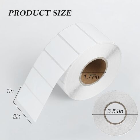 4x6 Thermal Shipping Labels, 500pcs Perforated Fanfold, Compatible Zebra & Rollo Printers and Most Thermal Printer, Perforated, Commercial Grade (500, 4 * 6-1) in Kuwait