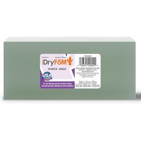 Floracraft Floral Dreyfōm Brick 2.6 inch × 3.4 بوصة × 7.8 بوصة أخضر