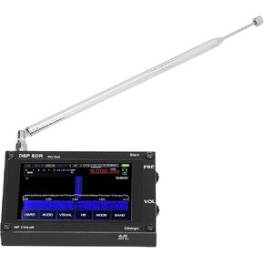 50KHz‑2GHz SDR Receiver SDR Receiver Ultra Thin Malahit DSP SDR Receiver 3.5in Registered with Antenna