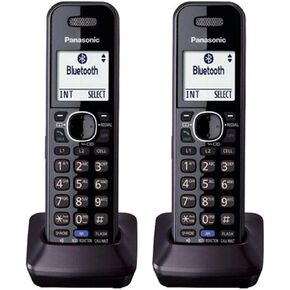 Panasonic KX-TGA950 DECT 6.0 Plus 2-line Call Call Call Call Call 3-Way Cornerning Landline Cordless Accessory Handsor Howship KX-TGXXXX Series (2 pack)